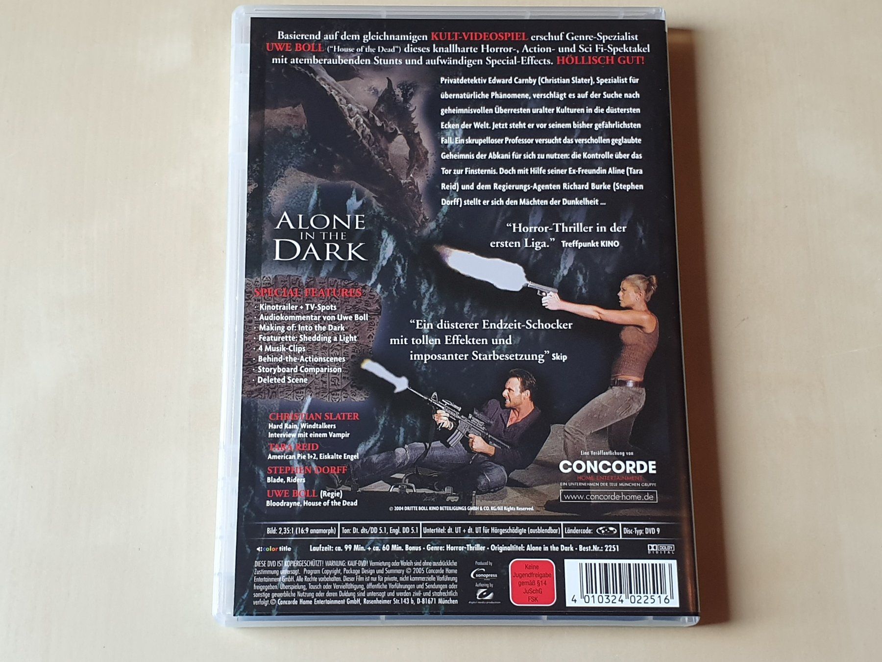 Tous les DVDs: Alone in the Dark – D'occasion à Stansstad par collectorsshop 1