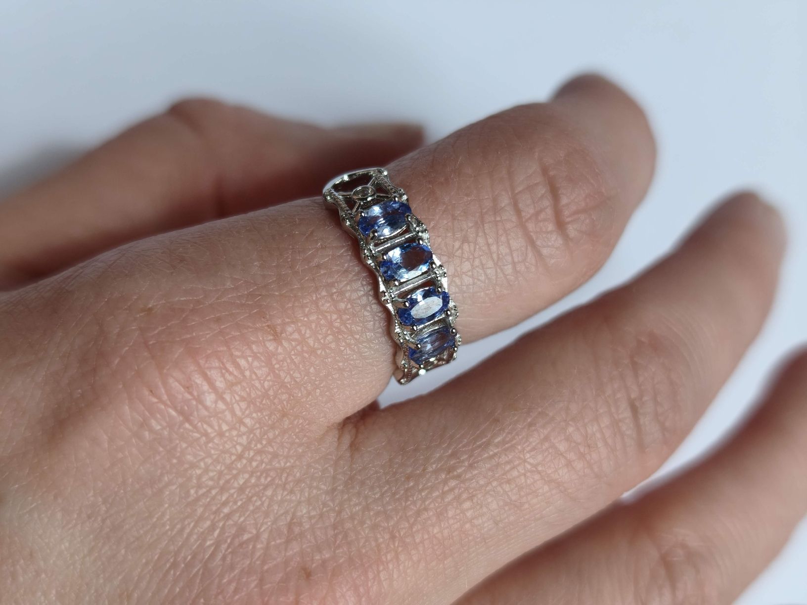 Anelli: Tansanit Ring 925 Silber Grösse verstellb – Nuovo (secondo la descrizione) da St. Gallen venduto da GIULESGG
