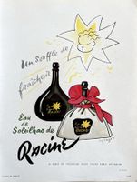 Racine Parfum - Alte Werbung / Ancienne publicité1951
