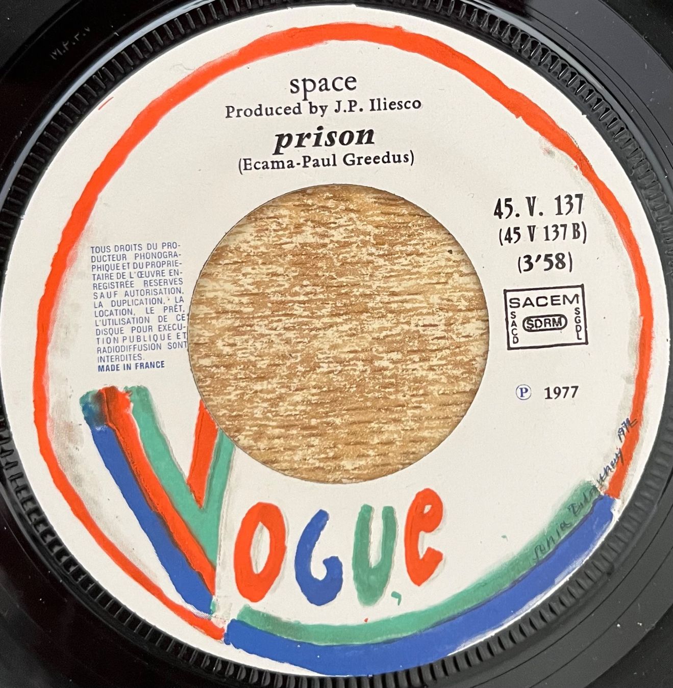 Schallplatten: SPACE - DELIVERANCE / PRISON – Gebraucht aus Bussigny von vinyl-pas-cher 2