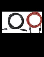 Solar Kabel 2x 2m Solarkabel (rot & schwarz), 6 mm²