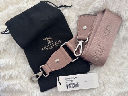 Maison Mollerus Aladdin Gurt Schulterriemen rose Silber