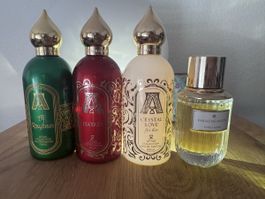 Attar: Hayati, Al Rayhan, Crystal love; E.L. Paradise moon