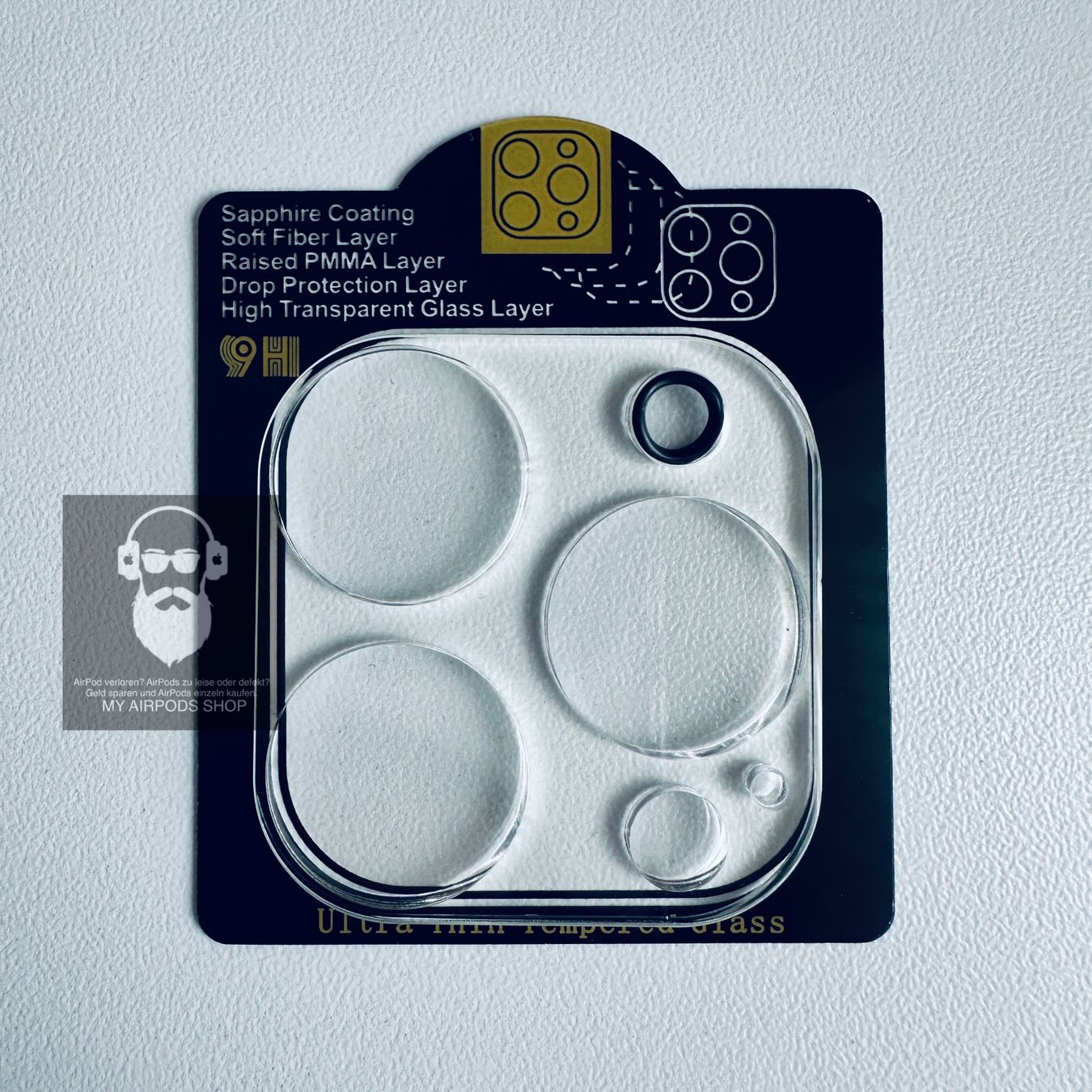 Panzerglass Cover & Protezioni schermo: iPhone 15 Pro / 15 Pro Max Kamera Panzerglas Schutz HD 9H – Nuovo (secondo la descrizione) da Basel venduto da MY.AIRPODS.SHOP 1