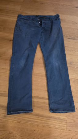 Herren Hose blau Baumwolle Grösse 34 gebraucht
