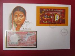 Notenbrief Sri Lanka