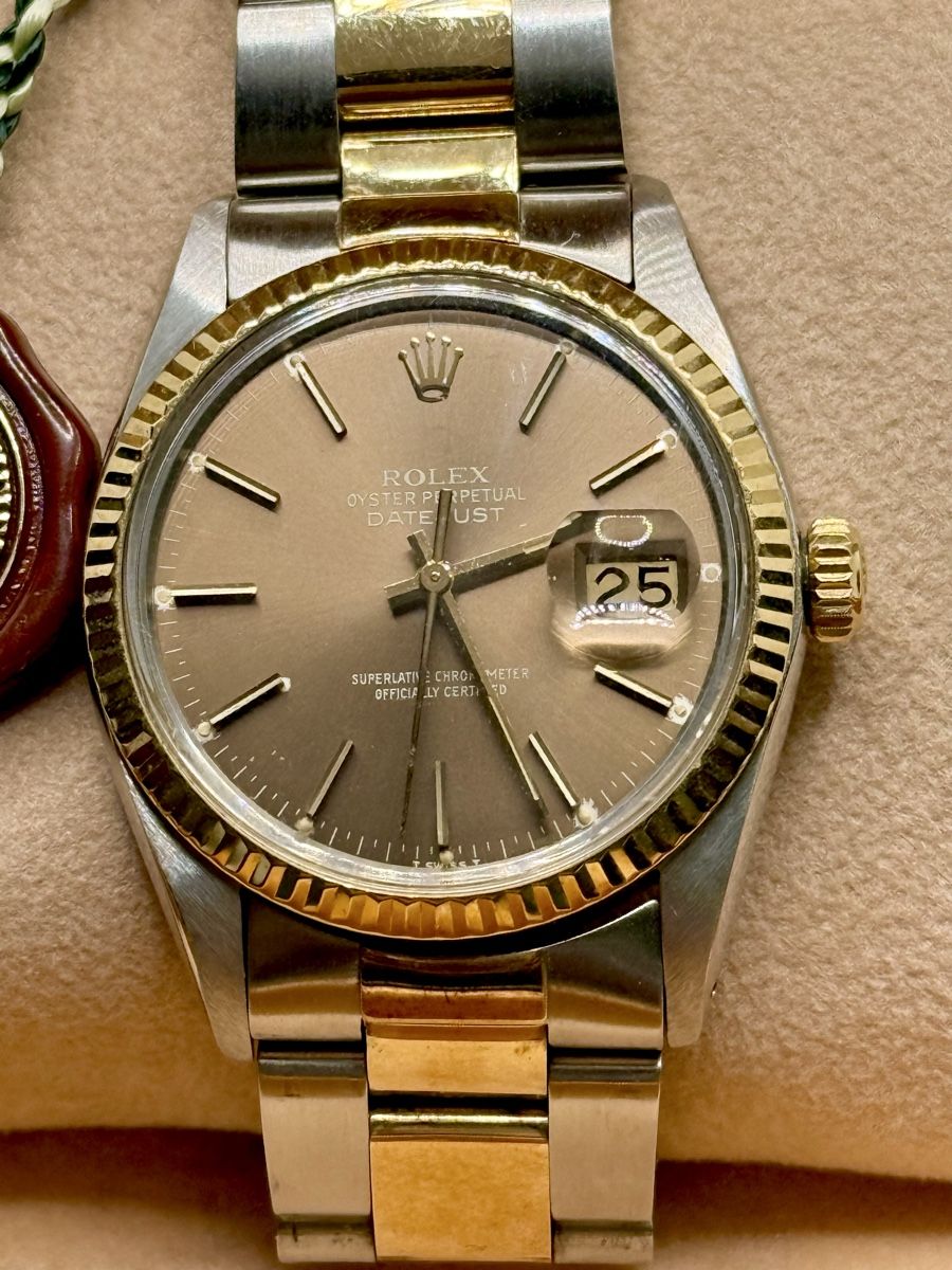 Rolex Orologi: Rolex Datejust Ref.16013 chocolate dial Full Set – Usato da Lugano venduto da Superstudiolugano 5