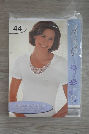 Damen Unterleibchen weiss NEU Gr. 44