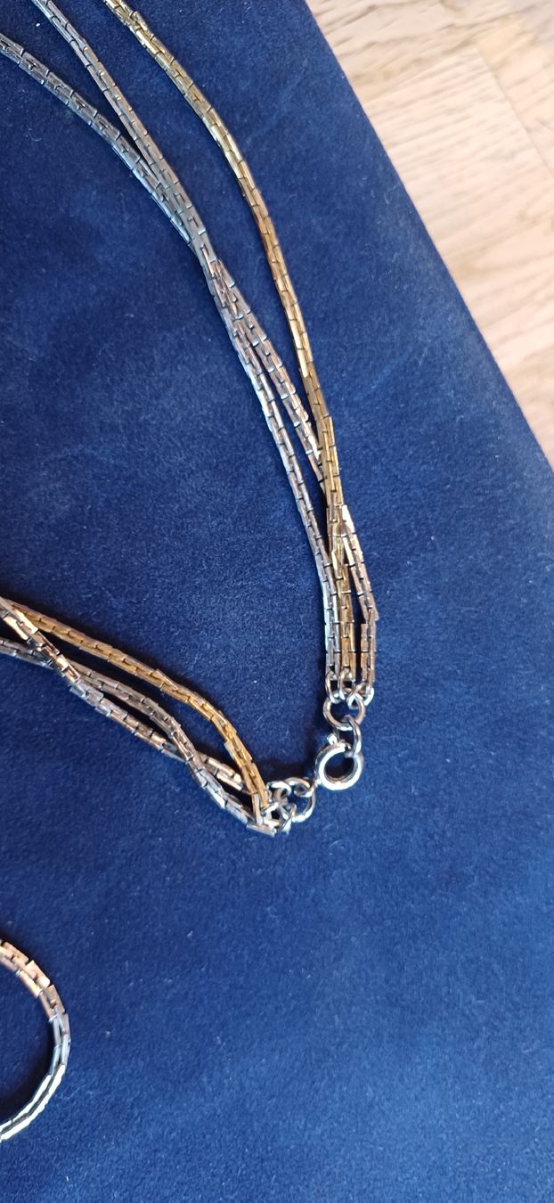 Catenine: 4 Fach Kette Gold silberfarbig – Usato da Flawil venduto da Naphtali 1