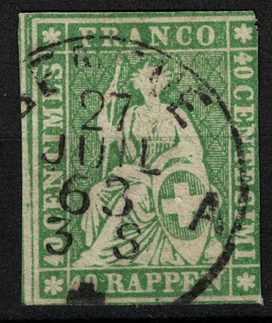 Alle Briefmarken: Strubel 26 gestempelt – Gebraucht aus Bern von bae_958f