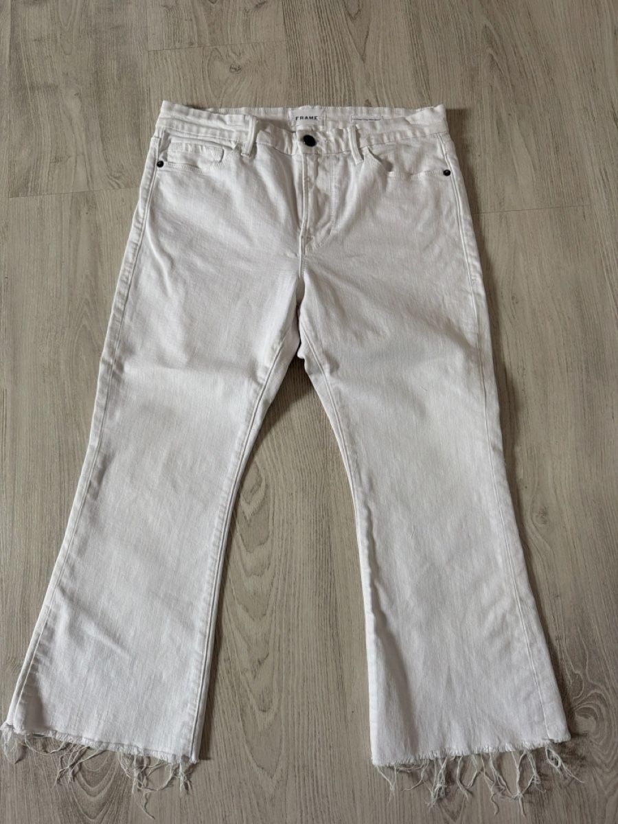Jeans: Frame le Pixie Crop Mini Boot – Usato da Wiesendangen venduto da Jafani