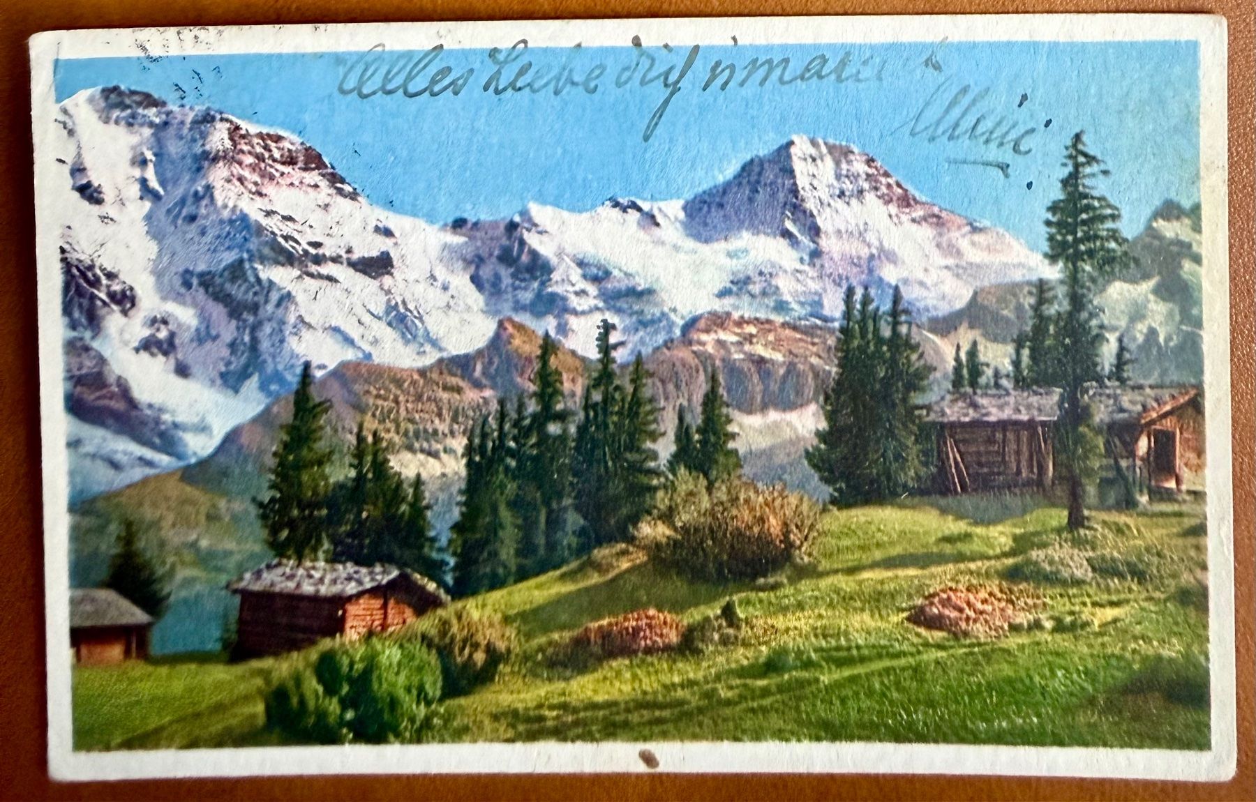 Ansichtskarten: Jungfrau - Chalet. - 1927 – Gebraucht aus Lutry von Ediego