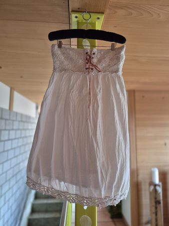 Sommerkleid Spitze XS/S weiss