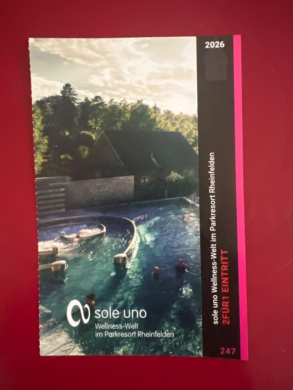 Sole Uno 2 FÜR 1 Eintritt bis 30.11.2026, Wellness Rheinfeld (Neu und ...