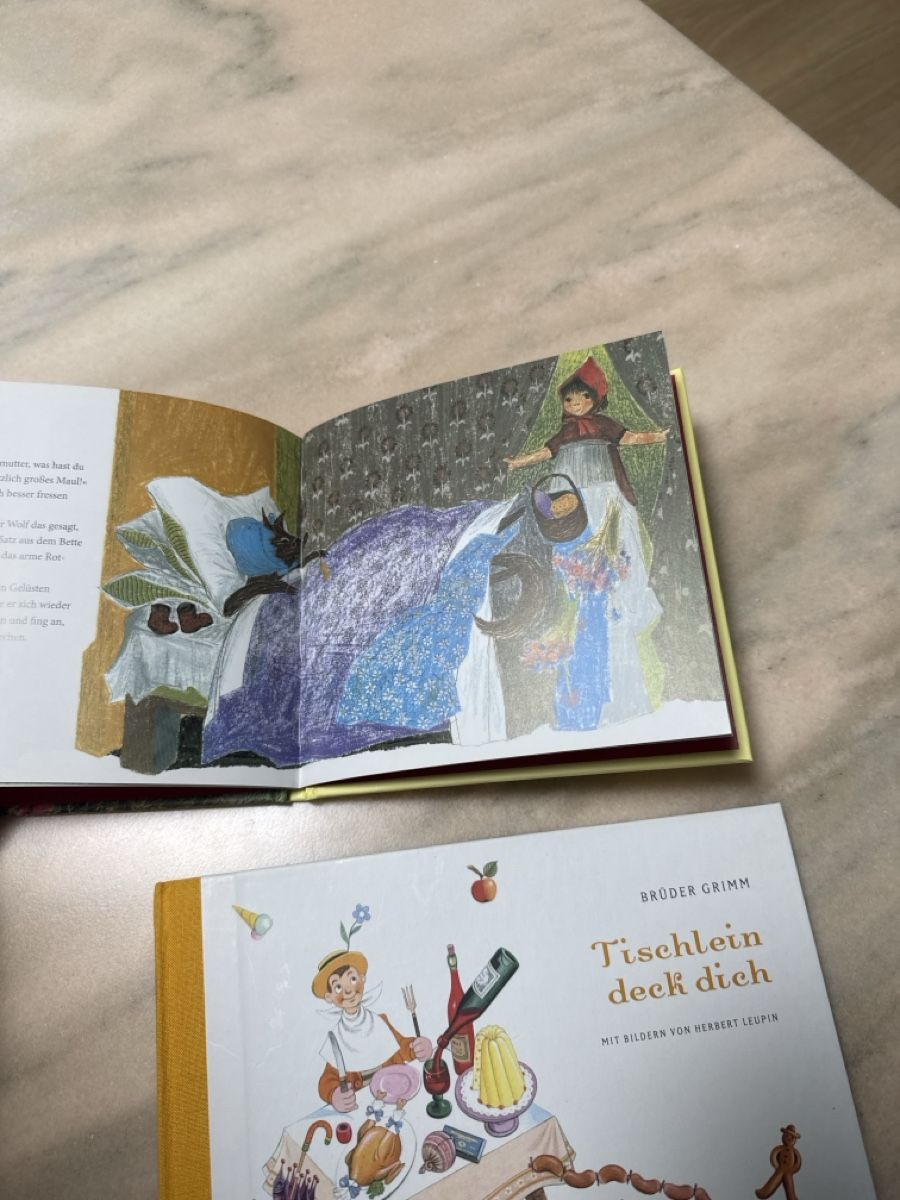 Libri: 2x Märchenbücher:Rotkäppchen,Tischlein deck dich / Neuwertig – Nuovo (secondo la descrizione) da Schlieren venduto da Schnaepliparadies 3