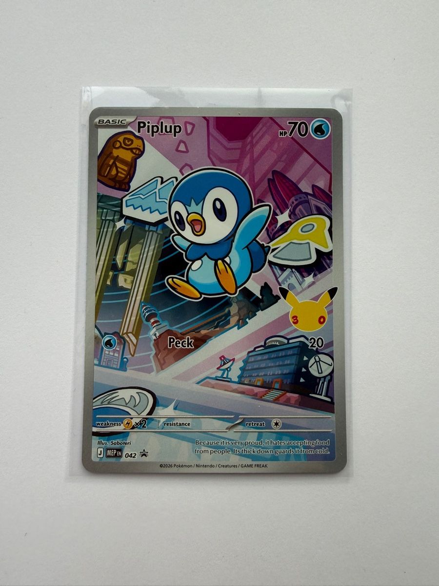 Pokémon Carte collezionabili: Pokémon MEP Piplup 041 EN – Nuovo (secondo la descrizione) da Läufelfingen venduto da Seraphim13