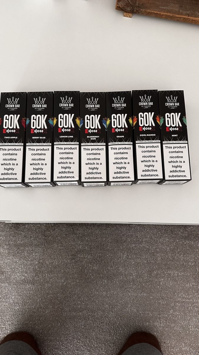 Sonstige Tabakwaren: Einweg E-Zigaretten 60K – Neu und originalverpackt aus Arbon von elhent100 1