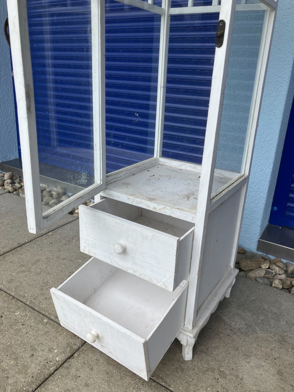 Vetrine: Vitrine weiss Shabby Chic, mit Schubladen – Usato da Tann venduto da Urj 1