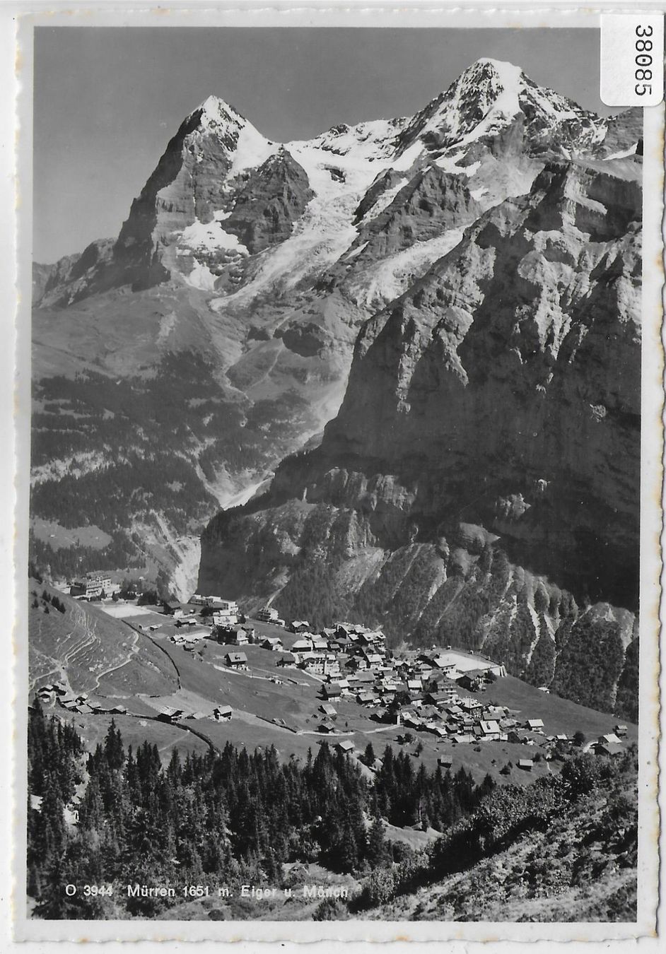 Cartoline postali: Mürren - Generalansicht – Usato da Ettingen venduto da Kartenplanet