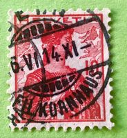  Nr.120 Brustbild der Helvetia mit Schwert GESTEMPELT    