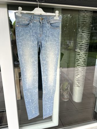 Just Cavalli Jean Imprimé Taille 28/34, Coupe Slim Printemps