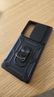 Samsung Galaxy S25 Edge  Hülle Schwarz mit Ständer Case