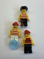 3 Stück Lego Piraten Figuren.
