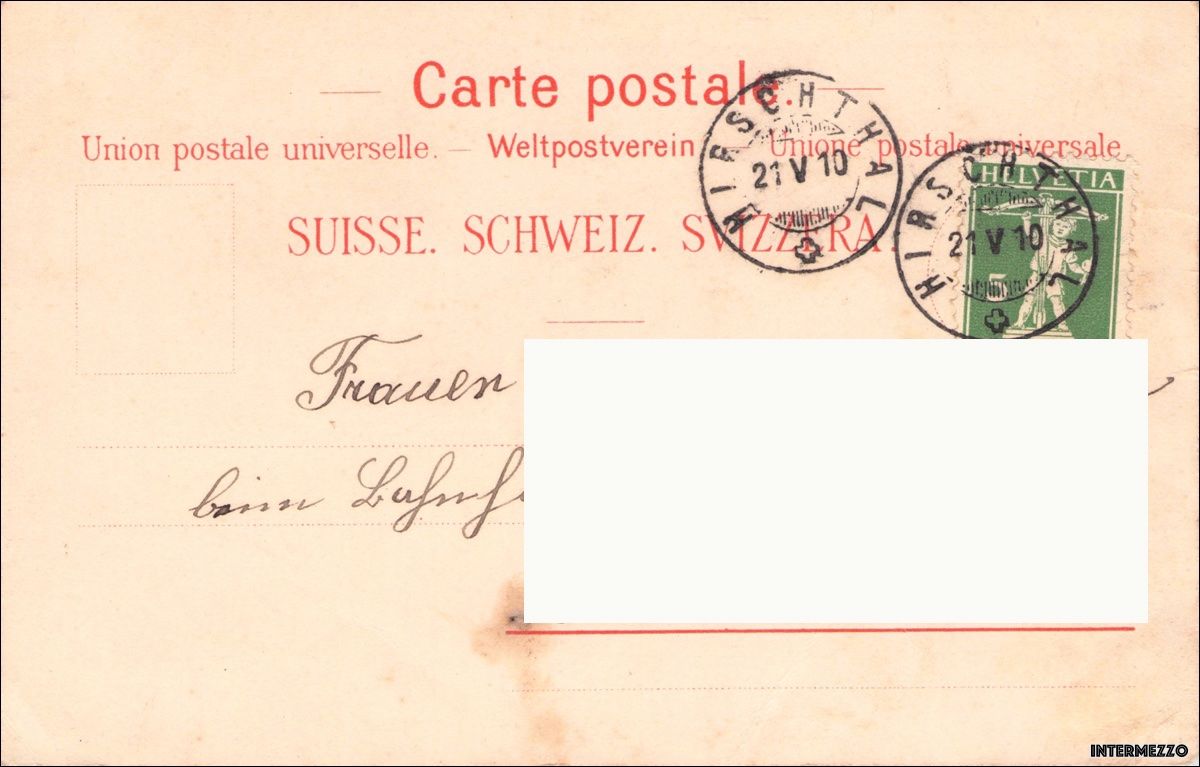 Ansichtskarten: Brünig // 1910 Litho Kurhaus Bahnhof – Gebraucht aus Basel von intermezzo12 1