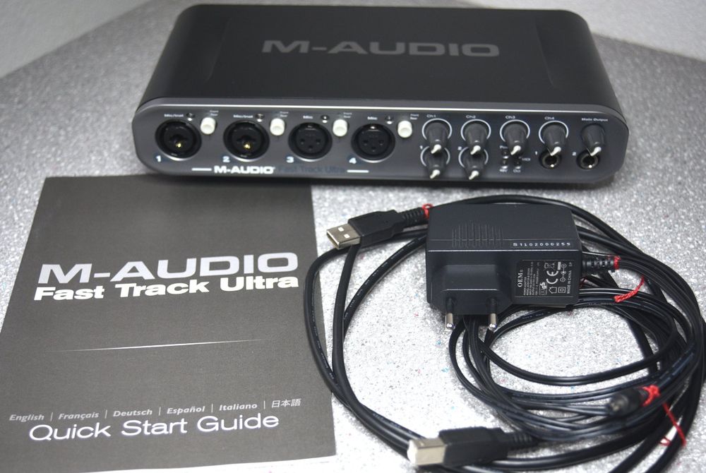 M-AUDIO Fast Track Ultra Audio-Interface, ohne Software (Gebraucht) in ...