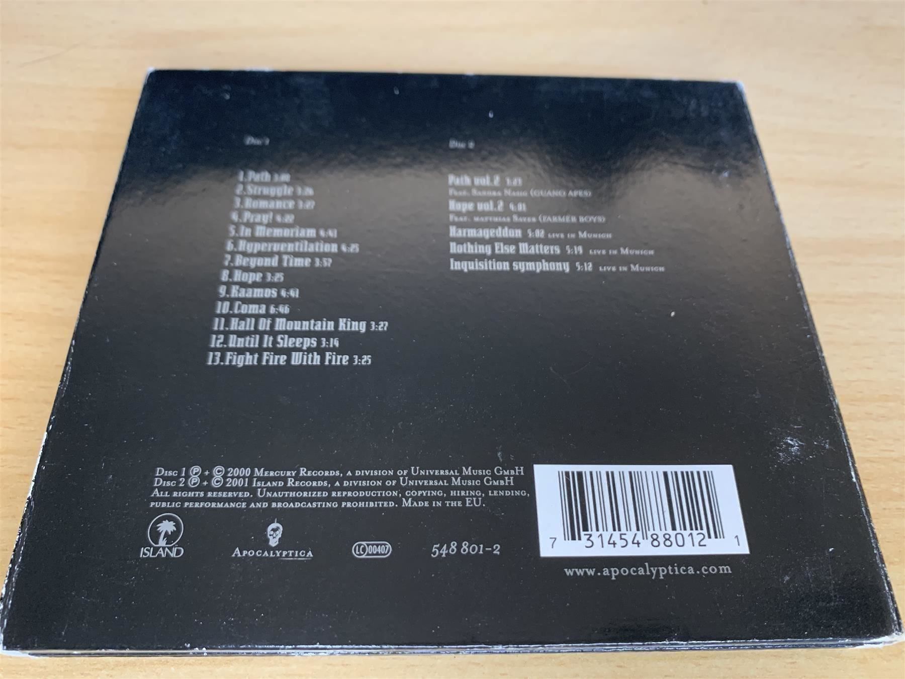 CD: Apocalyptica – Cult - 2 CD – Usato da Rikon im Tösstal venduto da Alpenmutz 1