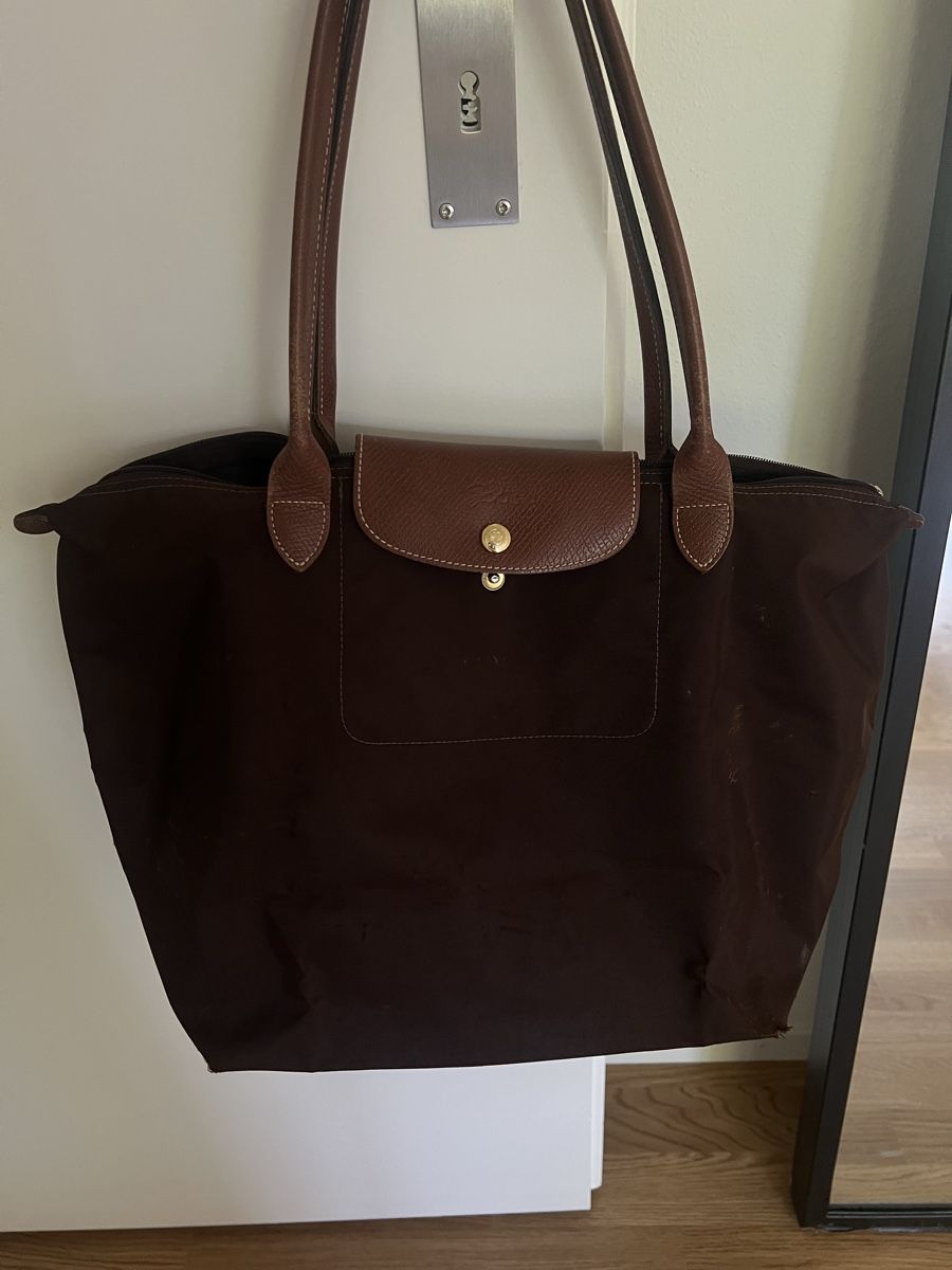 Longchamp Borse da donna: Longchamp Le Pliage Shopper braun Gebraucht medium – Usato da Zürich venduto da sellingmystuff1 1