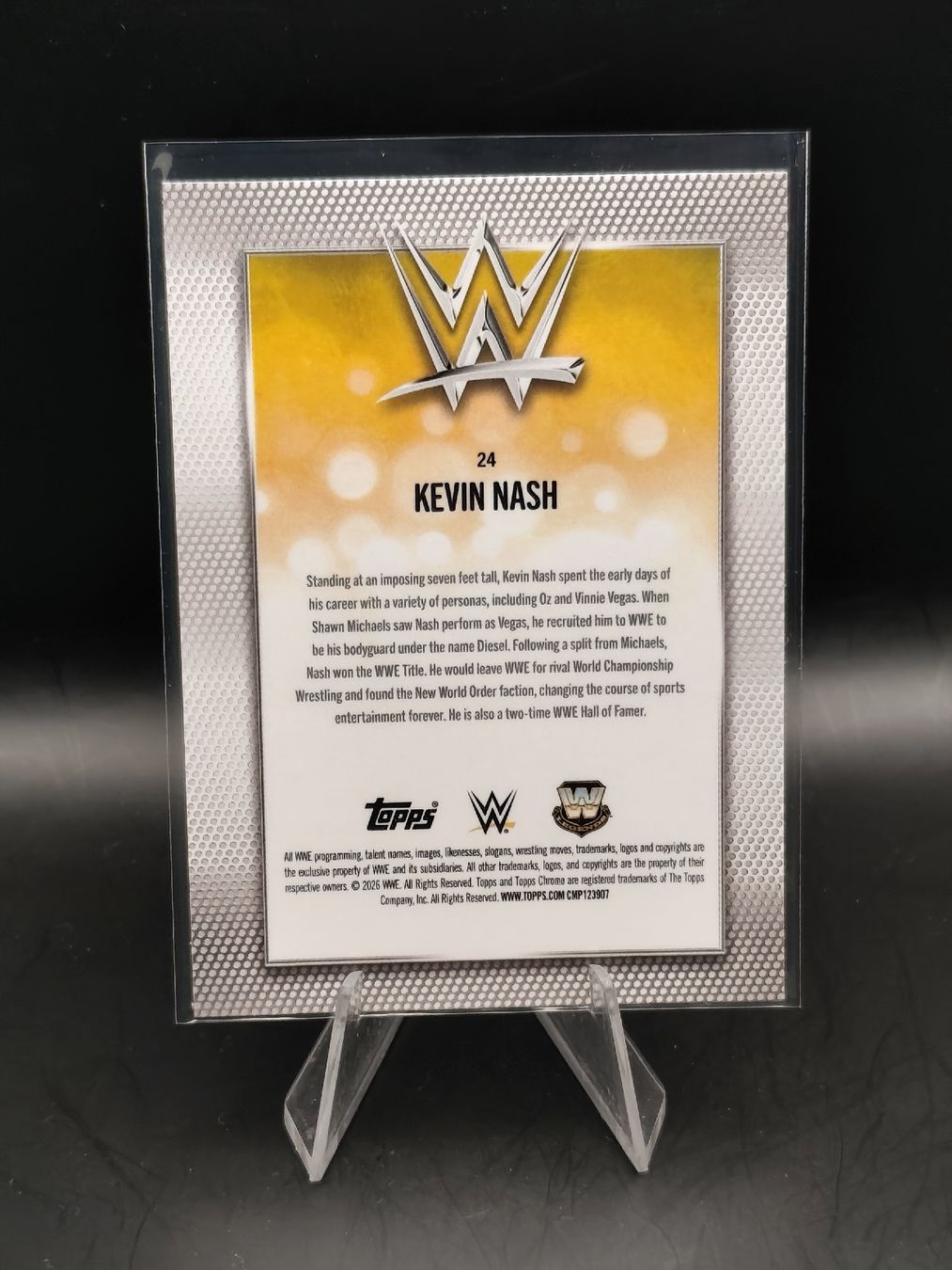 Topps Sammelbilder & Trading cards: Kevin Nash - WWE Topps Chrome Refractor Karte – Gebraucht aus Ostermundigen von DaCards 1