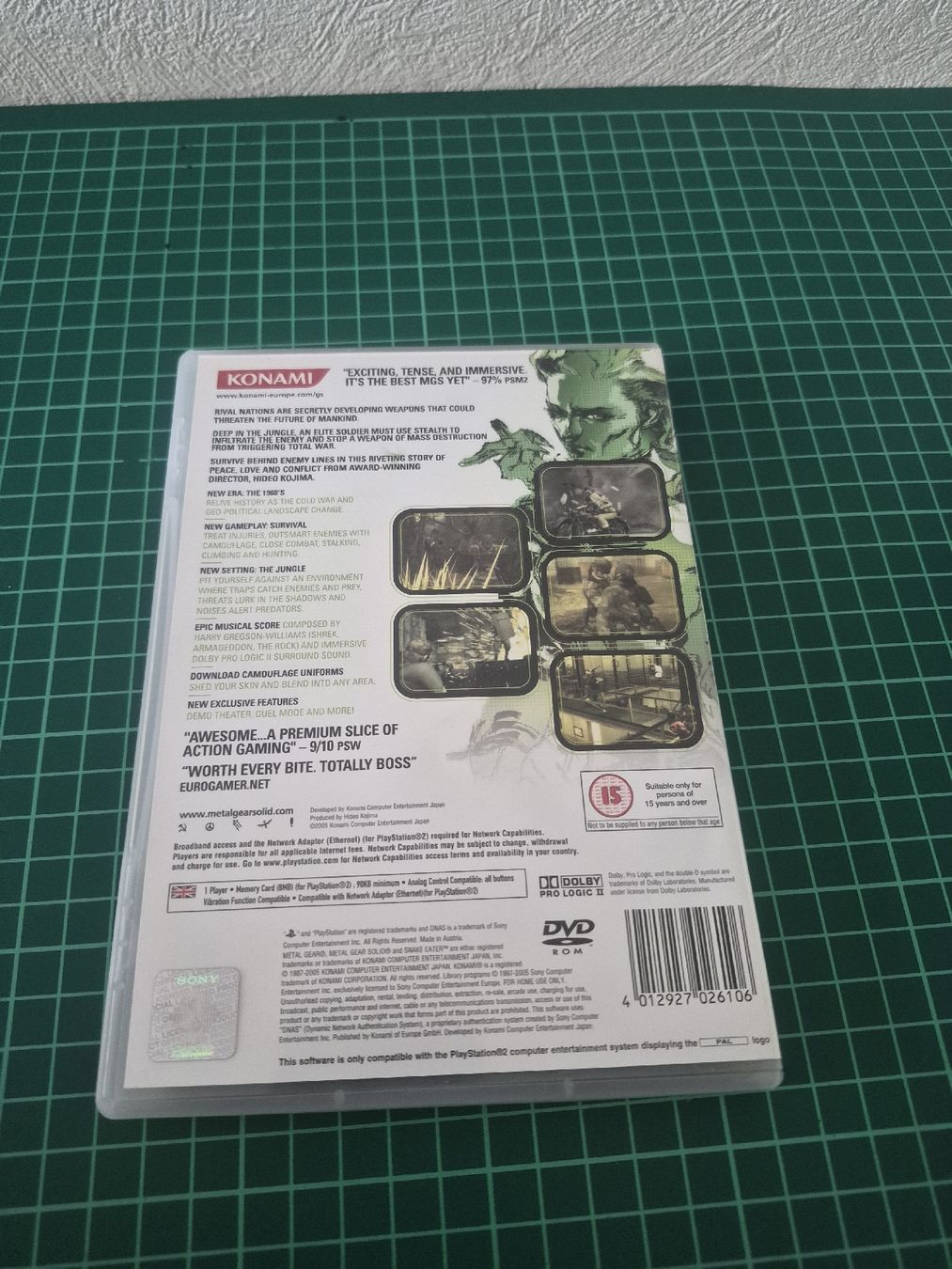 Sony Giochi: Metal Gear Solid 3 Snake Eater PS2 Game CIB good condition – Usato da Meyrin venduto da Retro-GZ 2