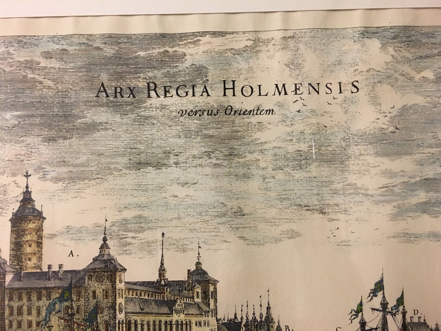 Dipinti: Königliches Schloss Holmen 1693 – Usato da Bern venduto da Yunkom 2