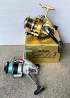 🟡 DAIWA Angelrollen Gold GS-3 OVP + 1050 Silver  70er Jahre