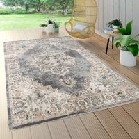 Moderner Teppich In- & Outdoor neu 🩶 Vintage Stil