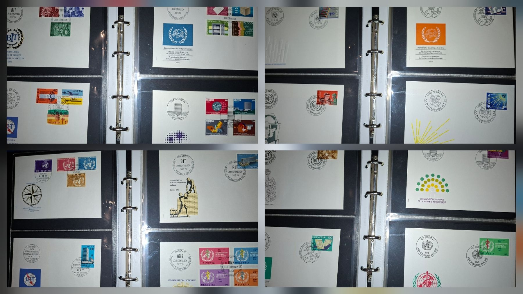 Tutti i francobolli: Album FDC 1962 - 1981 div Schweiz – Usato da Balgach venduto da SIMEON27 1