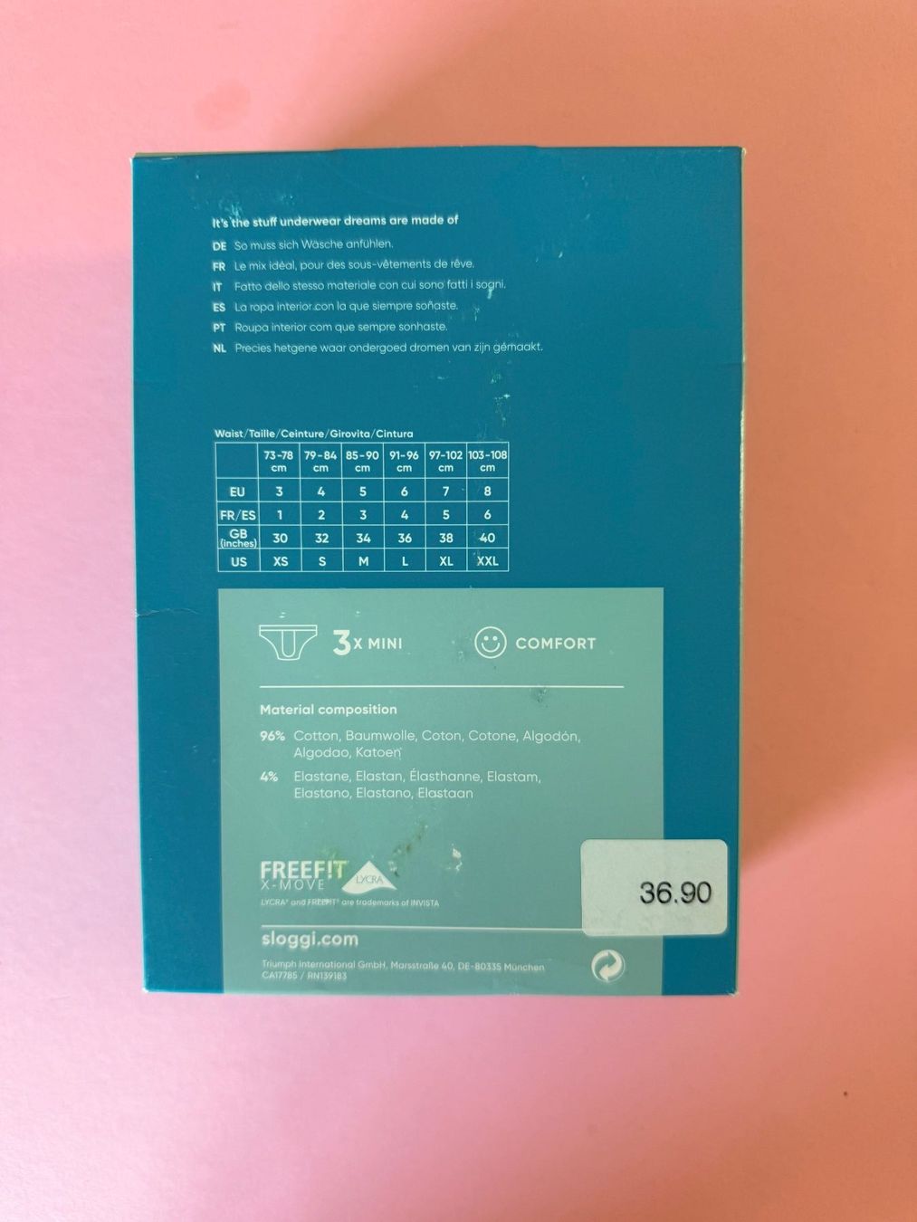 Sloggi Biancheria intima: SLOGGI, GO Slips Mini, Grösse S, 3 Stück in Weiss – Nuovo e nell'imballaggio originale da Rudolfstetten venduto da gst_g7xl 2