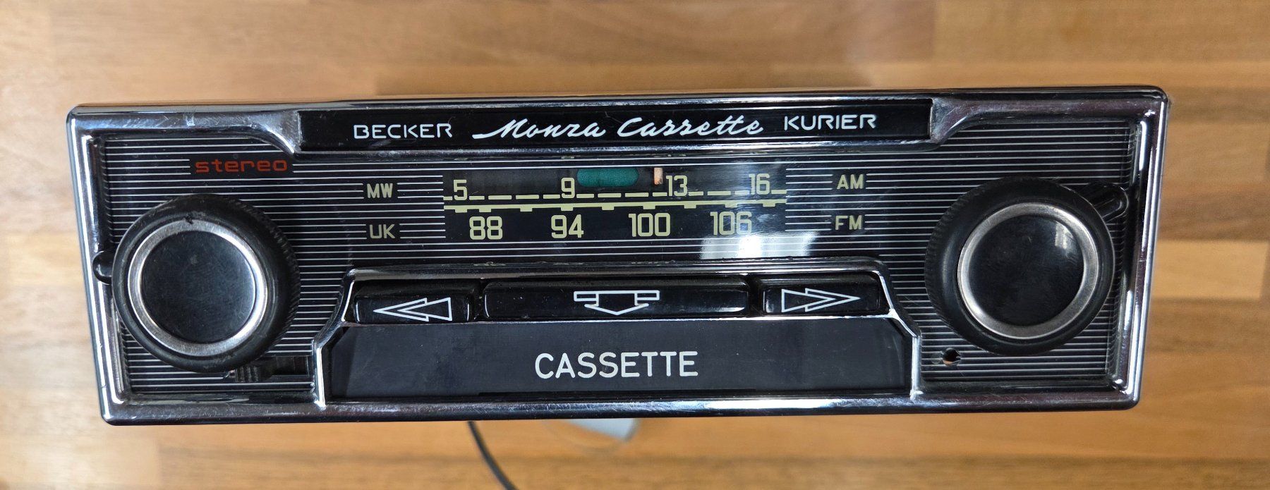 Becker Radios: Autoradio Becker Monza Cassette Kurier – Gebraucht aus Gais von Patspan 3