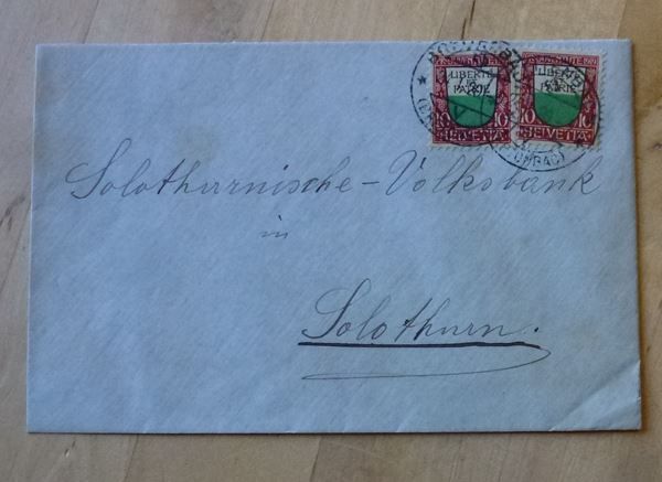 Tutti i francobolli: ++ PJ Brief mit 2x J13 – Usato da Walkringen venduto da Casablanca777
