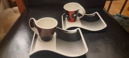 Villeroy&Boch Espresso Tassen Set, seltenes Design!