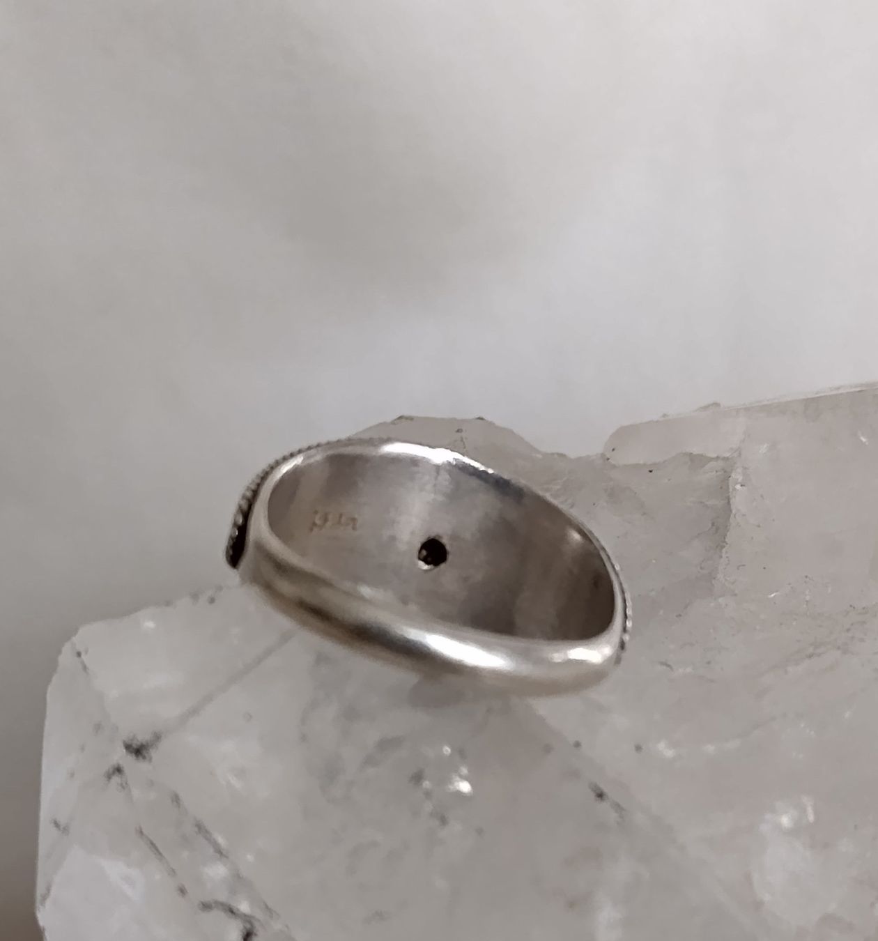 Anelli: VINTAGE RING SILBER 925 MIT GOLDEINLAGE – Usato da Romanshorn venduto da Glitzer-Paradies 5