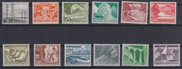 G38) Satz 297-308 mit Gummi ohne Falz