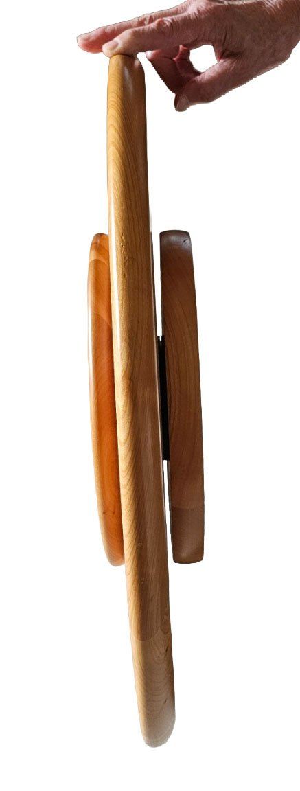 Piatti di portata: Holz Drehteller, rund, Kirschbaum mit 60cm Durchmesser – Nuovo (secondo la descrizione) da Untersiggenthal venduto da hsa_5mqz 1