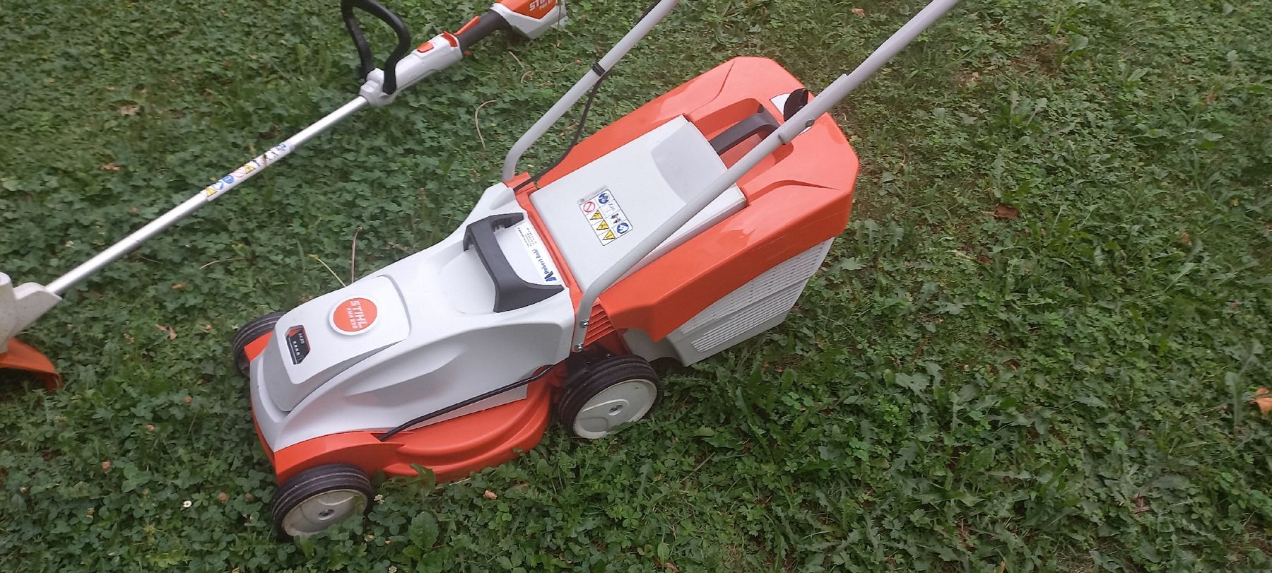 Stihl Tagliaerba: Tagliaerba e decespugliatore Stihl a batteria – Usato da Biasca venduto da LorisF. 2