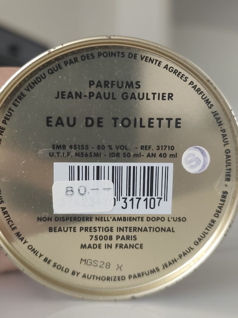 Jean Paul Gaultier Profumi & Eau de Toilette: Parfume Jean Paul Gaultier 50 ml – Usato da Männedorf venduto da Ursik_OnlineShop 2