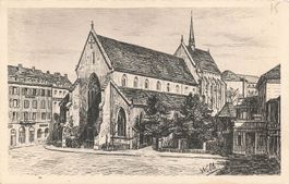 Basel –  historische Zeichnung