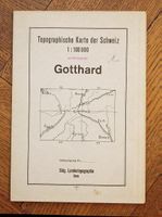 Topographische Karte, Gotthard 1947