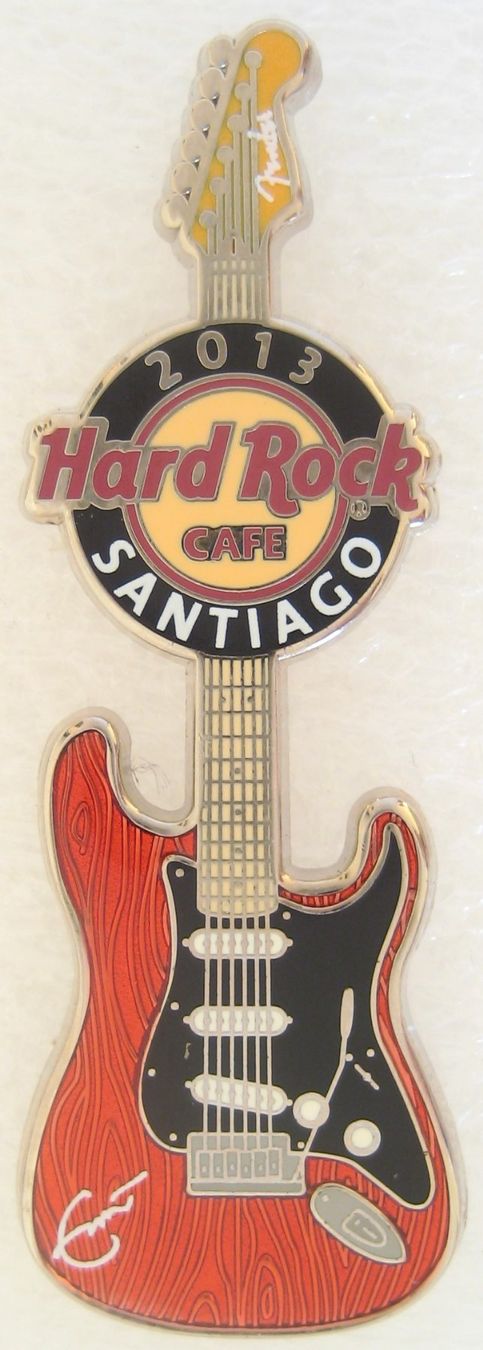Hard Rock Cafe Placchette & Badge: Hard Rock Cafe Santiago ____________ Hobby Data Base # 73353 – Usato da Emmenbrücke venduto da tms1122 1