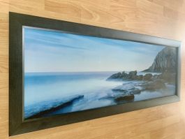 Wandbild mit Meerblick, top Zustand, 120x40cm, Winter!